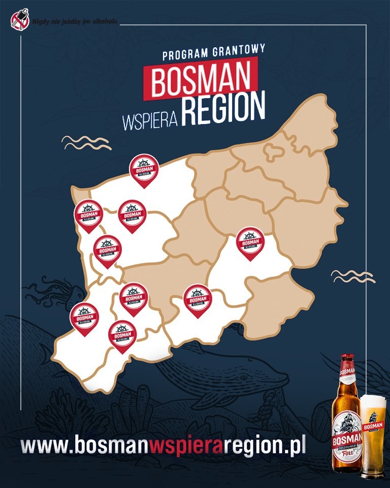 Dziś  ruszamy z II -ą nową edycją programu grantowego “Bosman wspiera region”