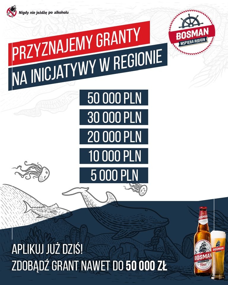 To już druga edycja programu grantowego “Bosman Wspiera Region”